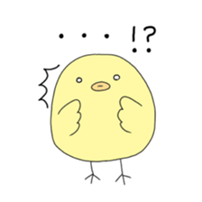 POKER FACE CHICK sticker #1593060