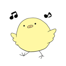 POKER FACE CHICK sticker #1593067