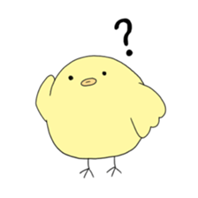 POKER FACE CHICK sticker #1593068