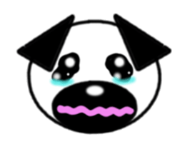 Sticker of Pug sticker #1593239