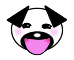 Sticker of Pug sticker #1593240