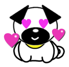 Sticker of Pug sticker #1593256