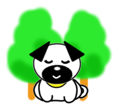 Sticker of Pug sticker #1593268