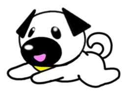 Sticker of Pug sticker #1593271