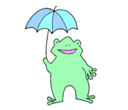 Hello frog sticker #1593295