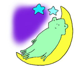 Hello frog sticker #1593298