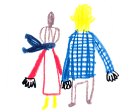 With heart. sticker #1593634