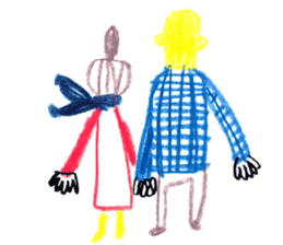 With heart. sticker #1593634