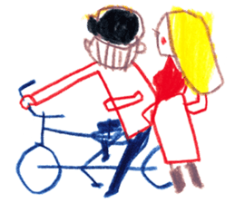 With heart. sticker #1593645