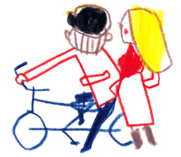 With heart. sticker #1593645