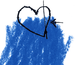 With heart. sticker #1593647