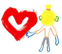 With heart. sticker #1593653