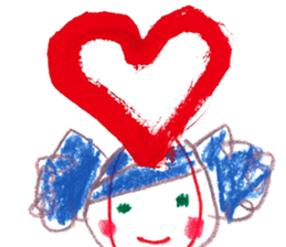 With heart. sticker #1593654