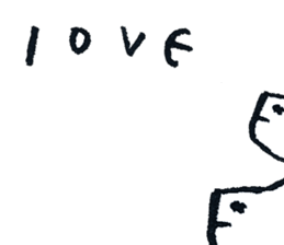 With heart. sticker #1593655