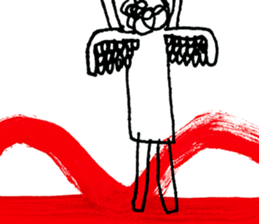 With heart. sticker #1593657