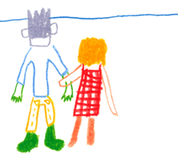 With heart. sticker #1593660