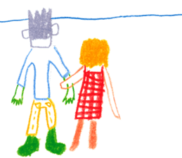 With heart. sticker #1593660