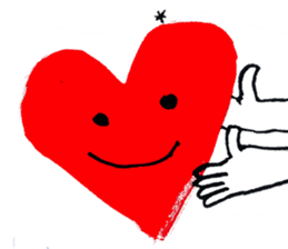 With heart. sticker #1593665