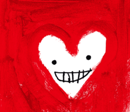 With heart. sticker #1593669