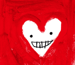 With heart. sticker #1593669