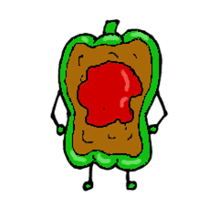 You come to love it more  green peppers