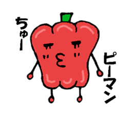 You come to love it more  green peppers sticker #1593995