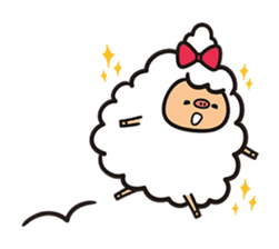 Daily life of the sheep(KOREAN Version) sticker #1594119