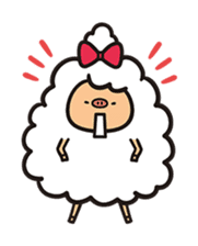Daily life of the sheep(KOREAN Version) sticker #1594122