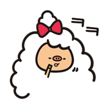 Daily life of the sheep(KOREAN Version) sticker #1594137