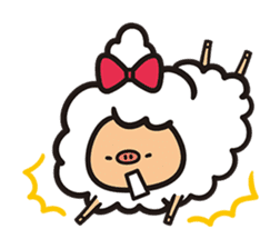 Daily life of the sheep(KOREAN Version) sticker #1594141