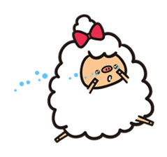 Daily life of the sheep(KOREAN Version) sticker #1594150