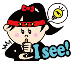 NINJA TALK!!! in daily talk sticker #1594639