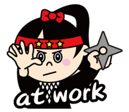 NINJA TALK!!! in daily talk sticker #1594651