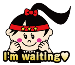 NINJA TALK!!! in daily talk sticker #1594659