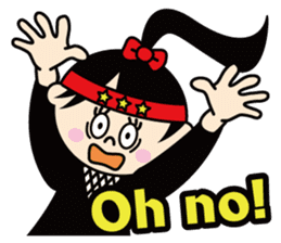 NINJA TALK!!! in daily talk sticker #1594665