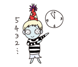 Hector & Mimie Merry X'mas & NewYear !! sticker #1595252