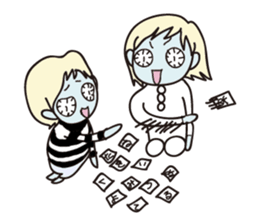 Hector & Mimie Merry X'mas & NewYear !! sticker #1595272