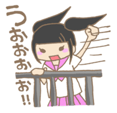 Japanese highschool girl. sticker #1595644