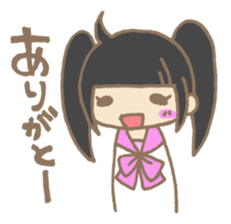 Japanese highschool girl. sticker #1595648