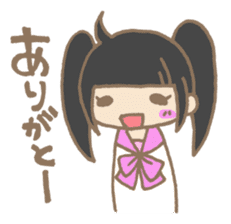 Japanese highschool girl. sticker #1595648