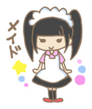 Japanese highschool girl. sticker #1595650