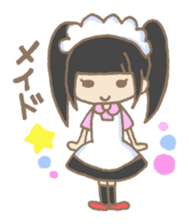Japanese highschool girl. sticker #1595650
