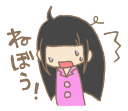 Japanese highschool girl. sticker #1595651