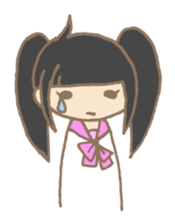 Japanese highschool girl. sticker #1595653