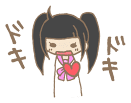 Japanese highschool girl. sticker #1595663