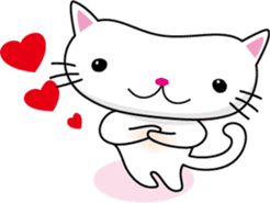 cute Sticker of cat Japanese has created sticker #1595753