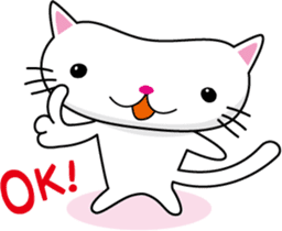 cute Sticker of cat Japanese has created sticker #1595754
