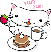 cute Sticker of cat Japanese has created sticker #1595766
