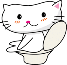 cute Sticker of cat Japanese has created sticker #1595770