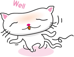 cute Sticker of cat Japanese has created sticker #1595774